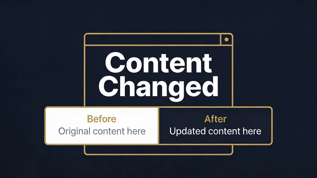 Implement Website Content Change